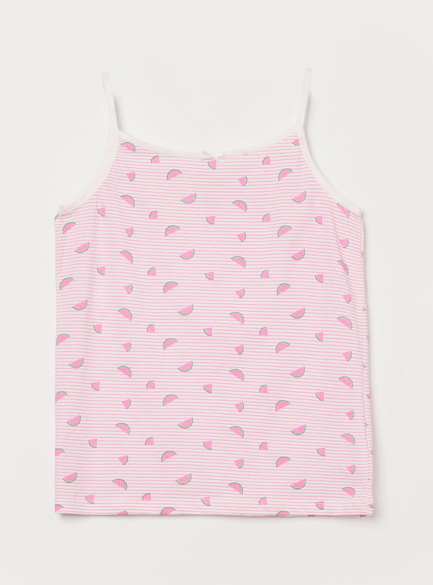 FAME FOREVER Girls Assorted Camisoles - Pack of 3