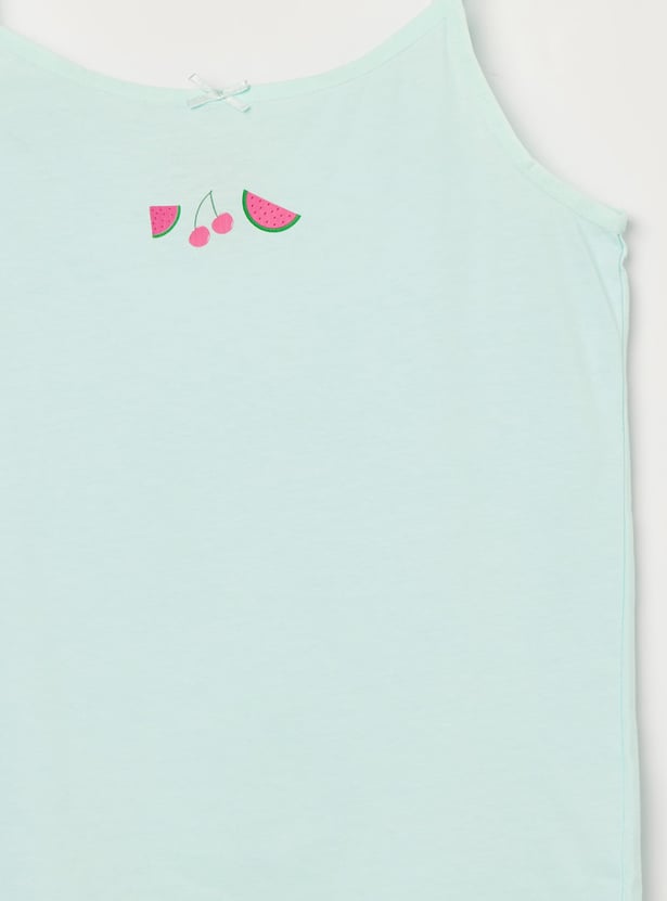 FAME FOREVER Girls Assorted Camisoles - Pack of 3