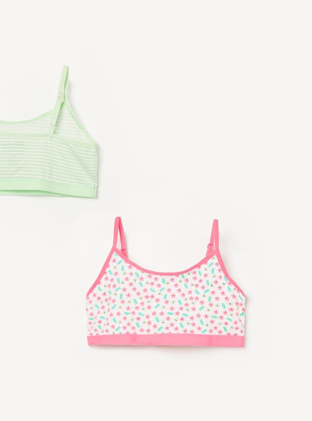 FAME FOREVER Girls Assorted Bralette - Pack of 2
