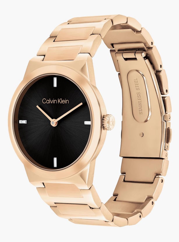 CALVIN KLEIN Linear Elegance Embellished Analog Watch - 25100086