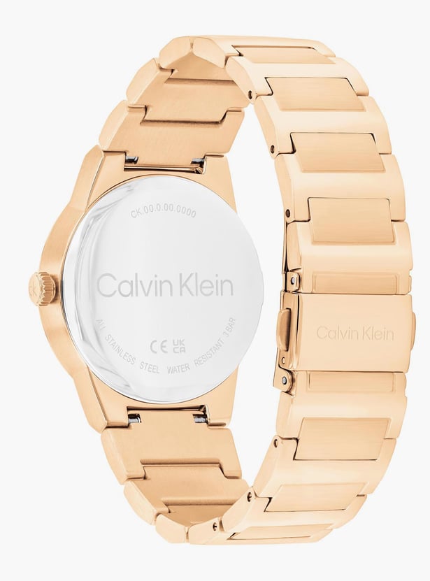 CALVIN KLEIN Linear Elegance Embellished Analog Watch - 25100086
