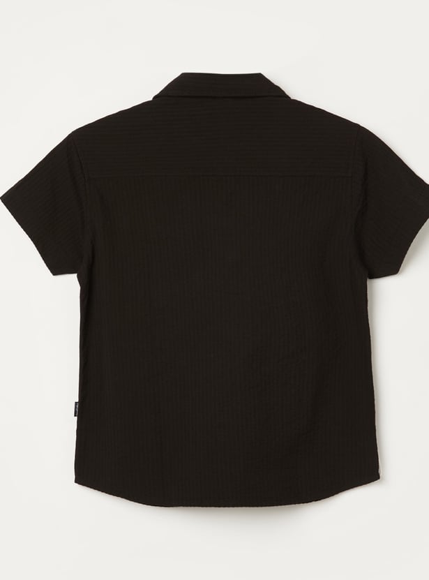 PEPE JEANS Boys Striped Slim Fit Shirt