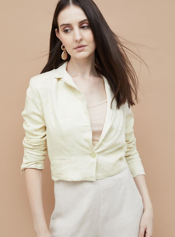 CODE Solid Crop Jacket