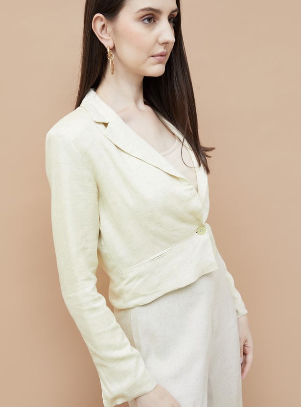 CODE Solid Crop Jacket