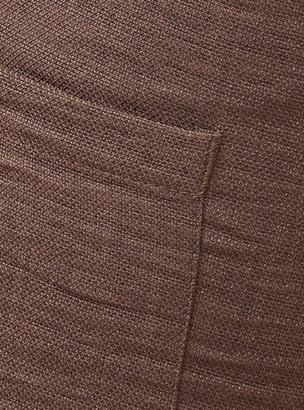 CODE Crinkle Effect Trousers