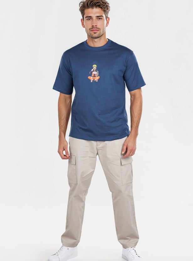 CELIO Naruto Back Print T-shirt