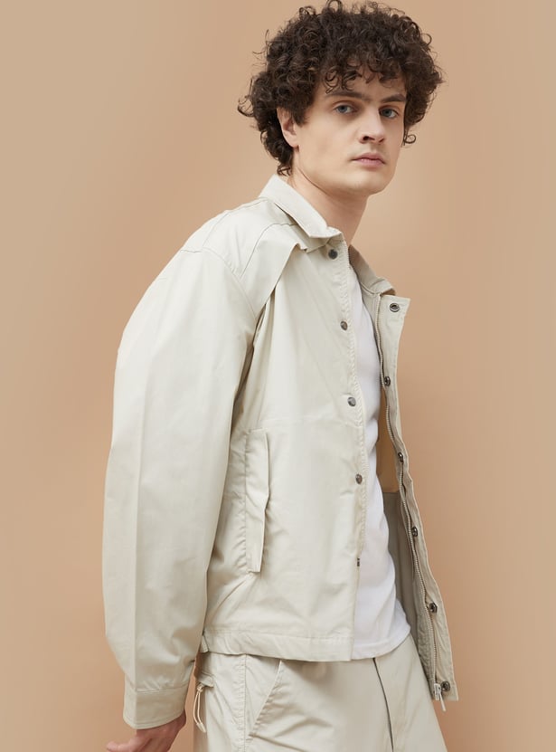 FORCA NXT Solid Button-Front Jacket