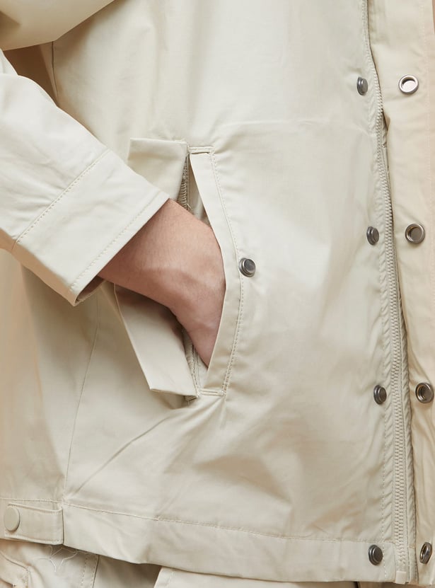 FORCA NXT Solid Button-Front Jacket