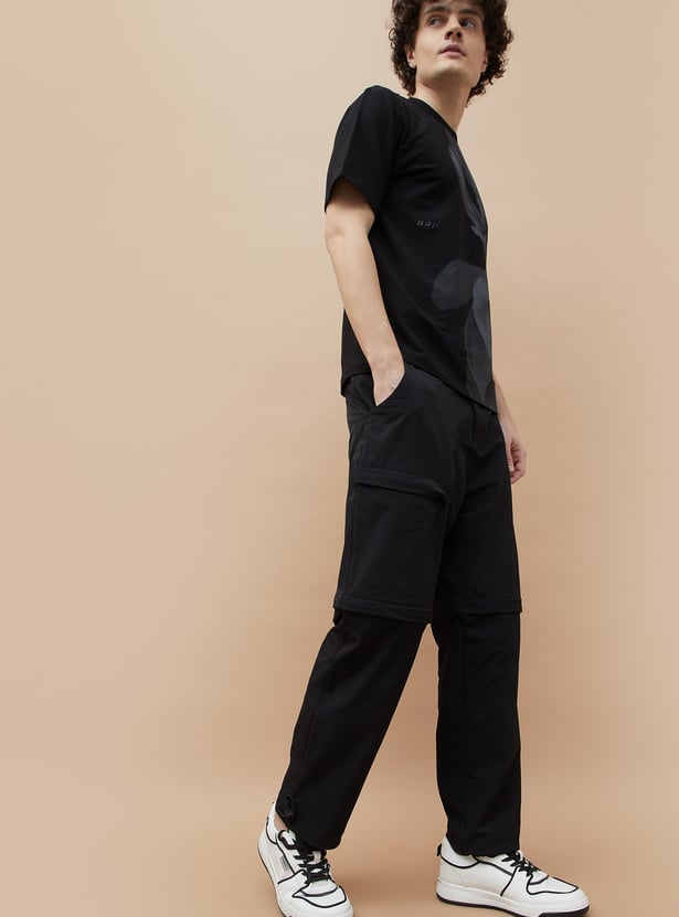 BOSSINI Solid Convertiblle Cargos