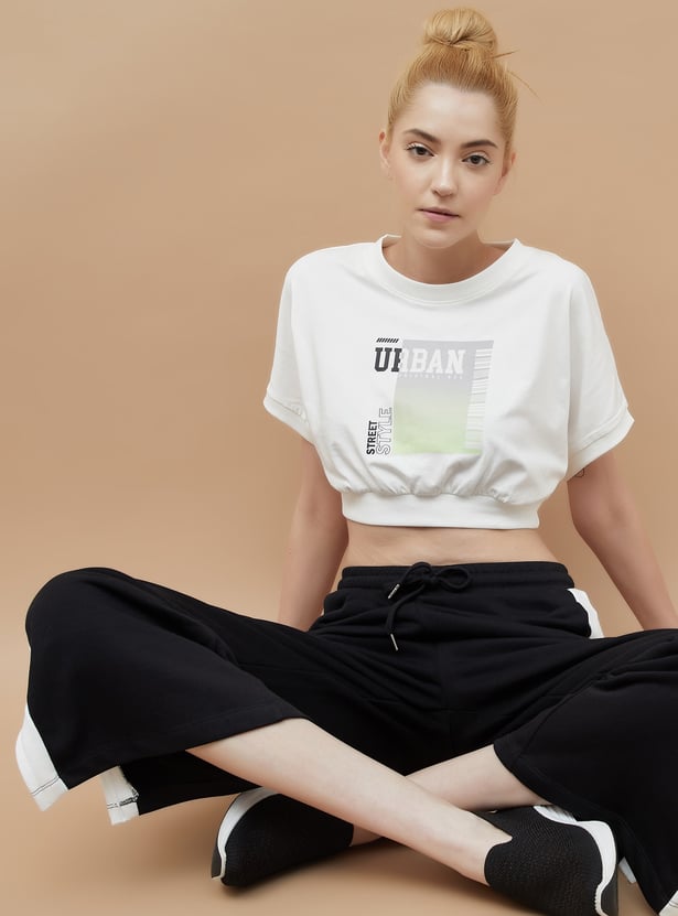 KAPPA Printed Crop T-shirt
