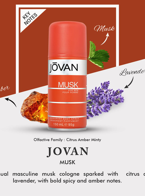 JOVAN Musk Deodorant Body Spray - 150ml