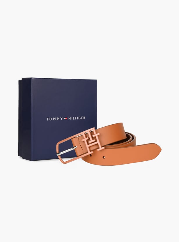TOMMY HILFIGER Logo Buckle Belt