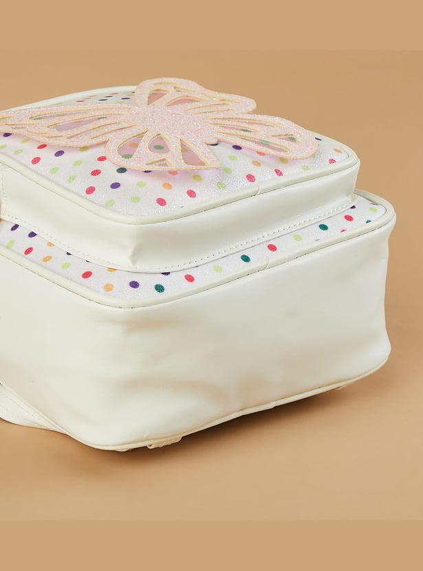GINGER Shimmery Butterfly Backpack