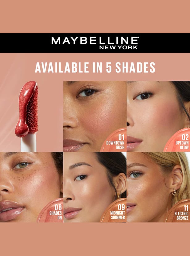 MAYBELLINE NEW York Sunkisser Highlighter + Blush - Downtown Rush - 4.7g