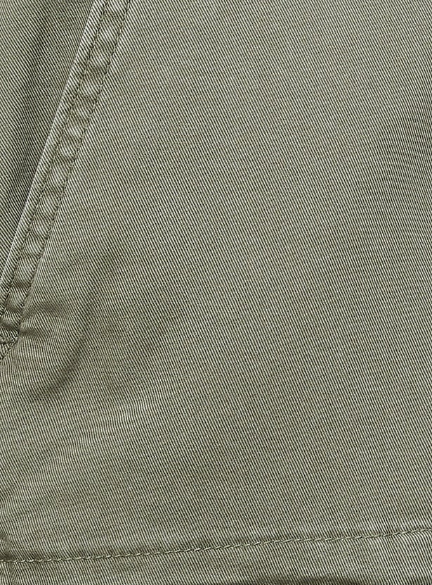 AMERICAN EAGLE Solid Regular Fit Cargos