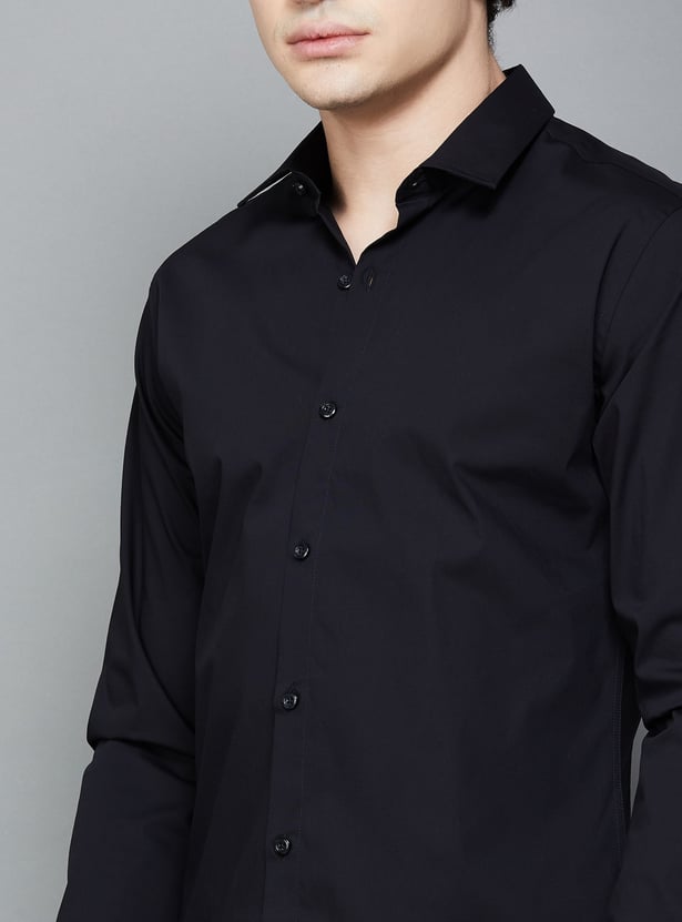 UNITED COLORS OF BENETTON Solid Slim Fit Shirt