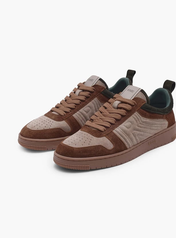 RARE RABBIT Banes Stitched Low Top Sneakers