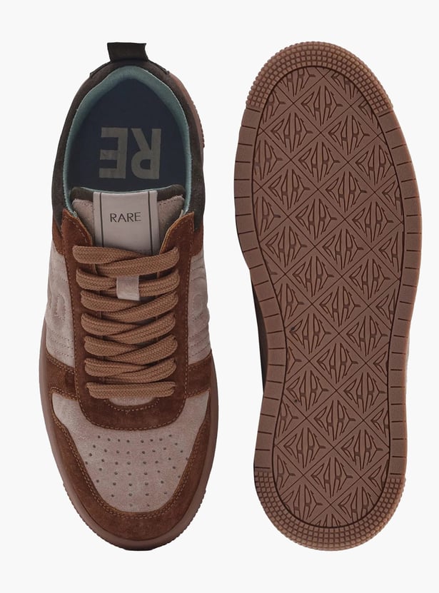 RARE RABBIT Banes Stitched Low Top Sneakers
