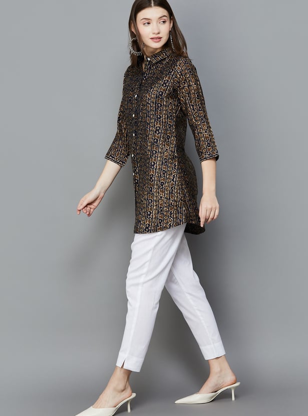 AURELIA Solid Straight Pants