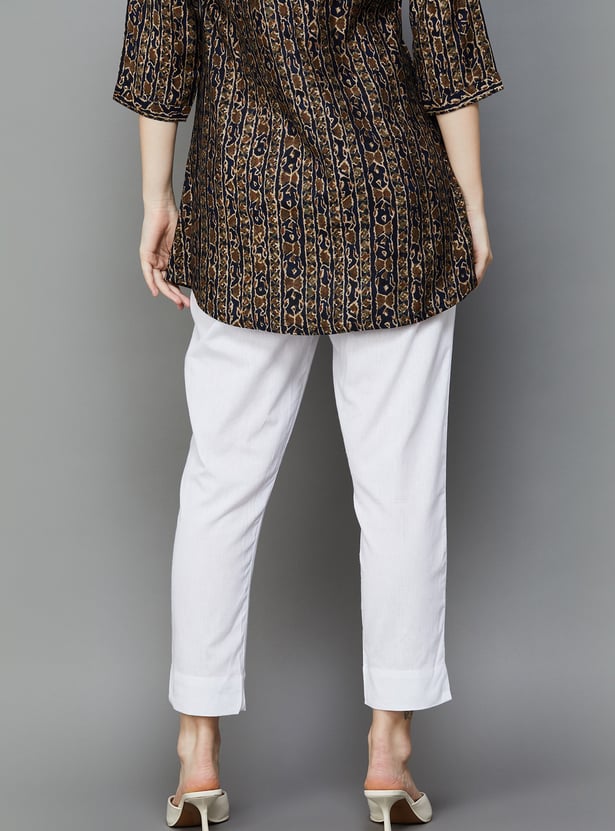 AURELIA Solid Straight Pants