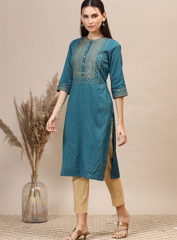 AURELIA Solid Straight Pants