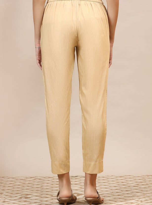 AURELIA Solid Straight Pants