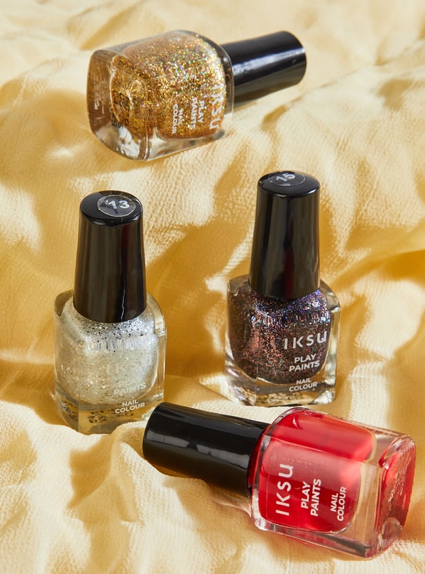 IKSU Play Paint Nail Colour Combo - 5ml+5ml+5ml+5ml