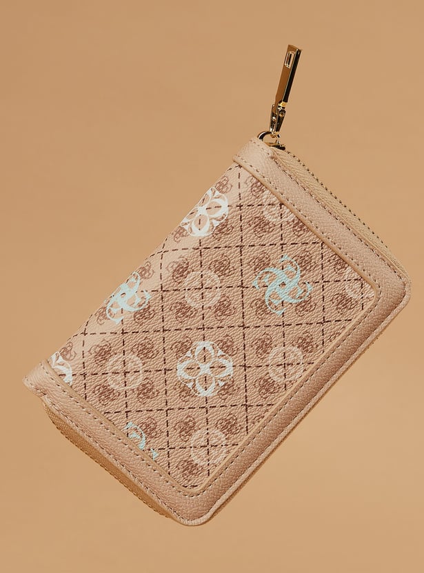 GINGER Printed Zip-Around Wallet