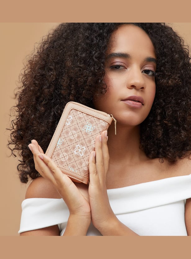 GINGER Printed Zip-Around Wallet
