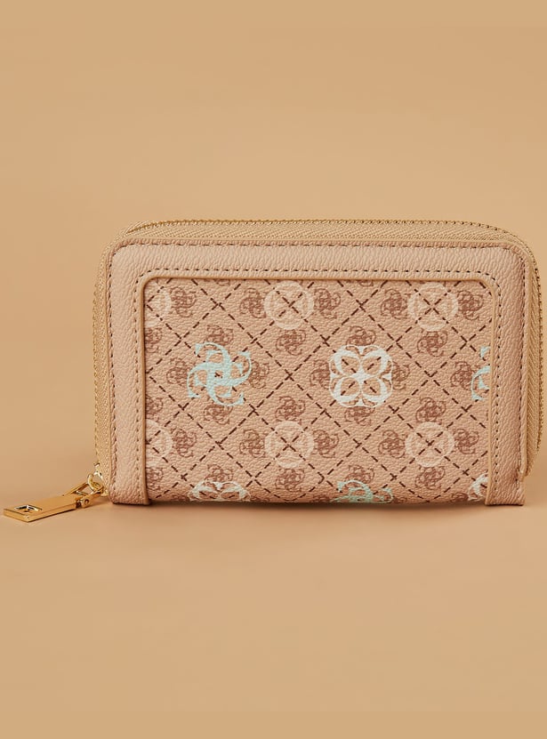 GINGER Printed Zip-Around Wallet