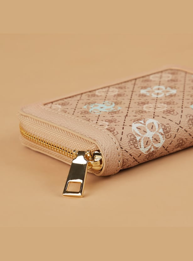 GINGER Printed Zip-Around Wallet
