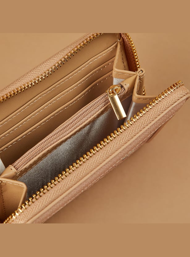 GINGER Printed Zip-Around Wallet