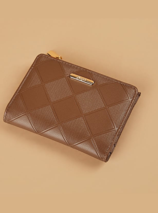 GINGER Textured Bi-Fold Wallet