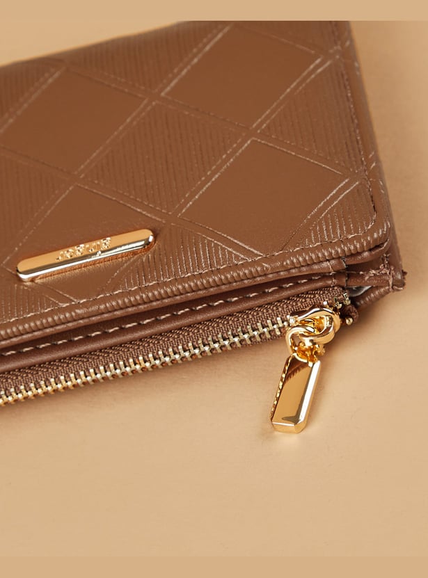 GINGER Textured Bi-Fold Wallet