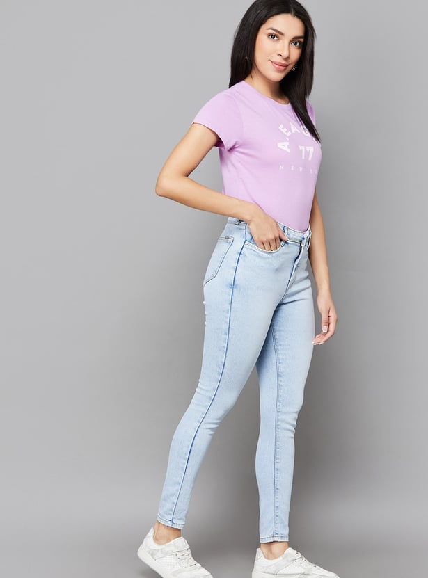 KRAUS Washed Skinny Fit Jeans