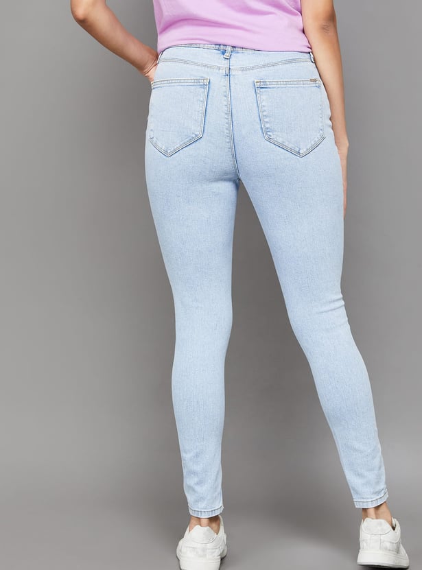 KRAUS Washed Skinny Fit Jeans