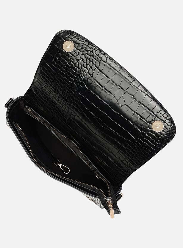 IRTH Sophie Croc-Textured Sling Bag