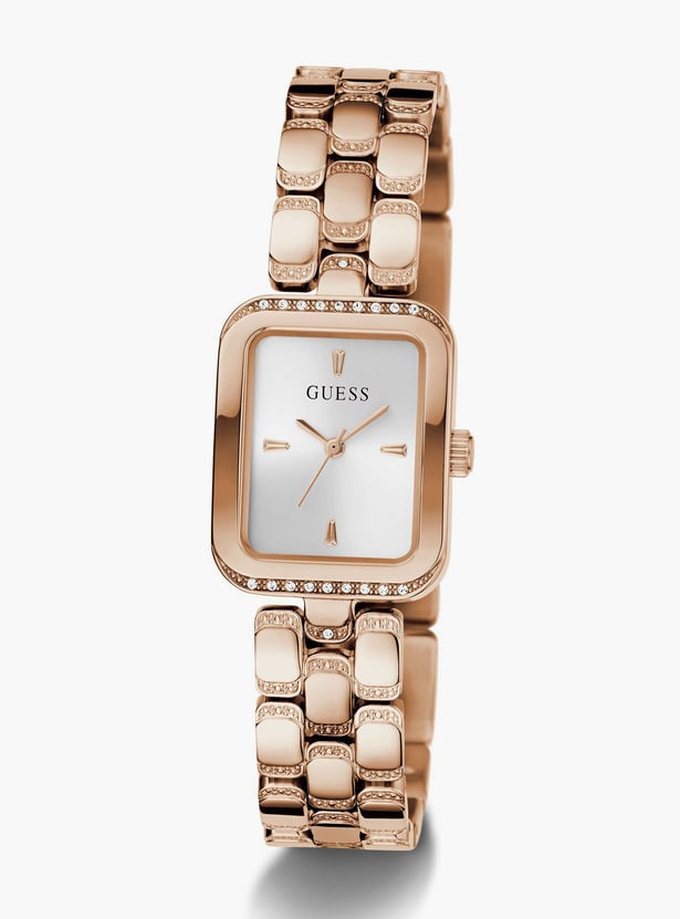 GUESS Bejewelled Embellished Analog Watch - GW0865L3