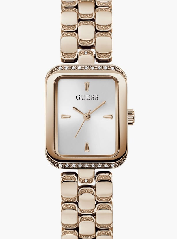 GUESS Bejewelled Embellished Analog Watch - GW0865L3