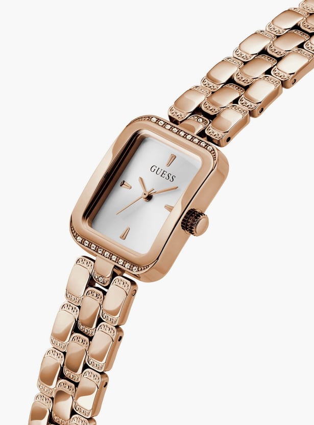GUESS Bejewelled Embellished Analog Watch - GW0865L3