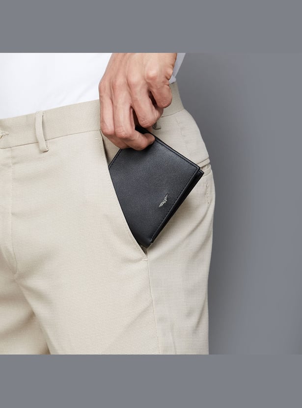 PARK AVENUE Solid Bi-Fold Wallet