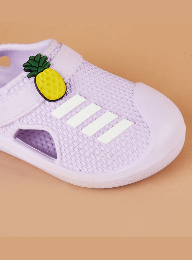 FAME FOREVER Girls Clogs with Pineapple Charm