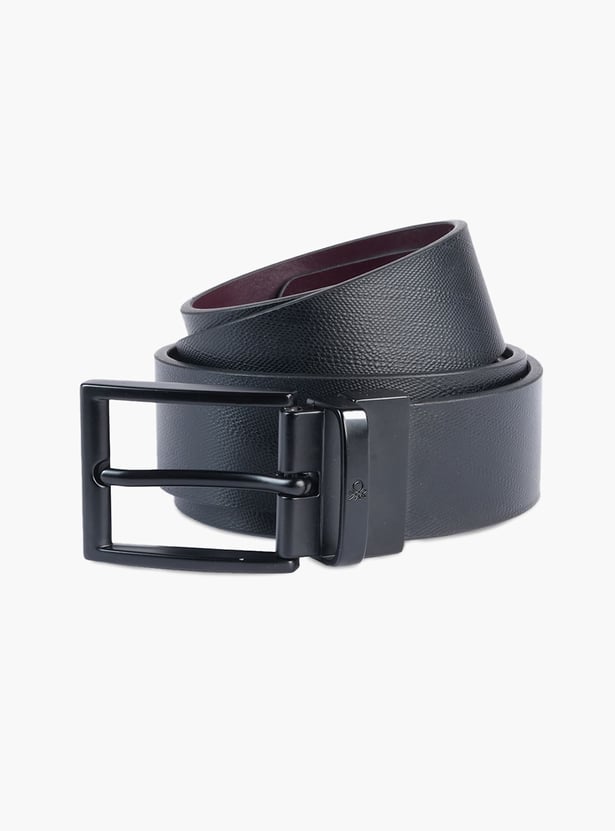 UNITED COLORS OF BENETTON Textured Reversible Belt
