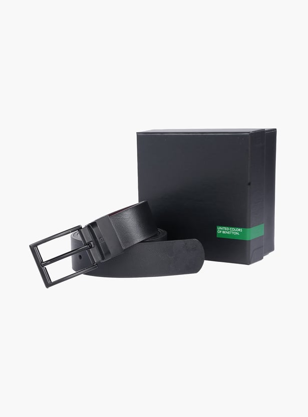 UNITED COLORS OF BENETTON Textured Reversible Belt