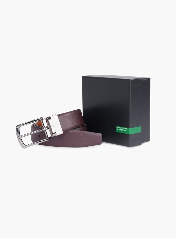UNITED COLORS OF BENETTON Textured Reversible Belt