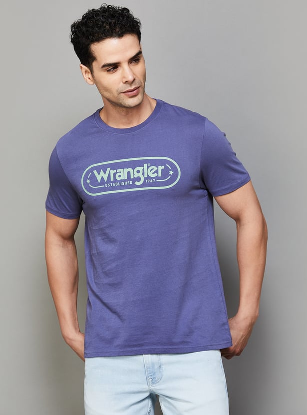WRANGLER Brand Print T-shirt