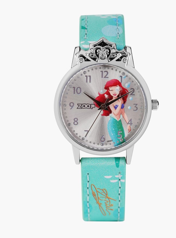 ZOOP Little Mermaid Leather Strap Analog Watch - 26050SL01