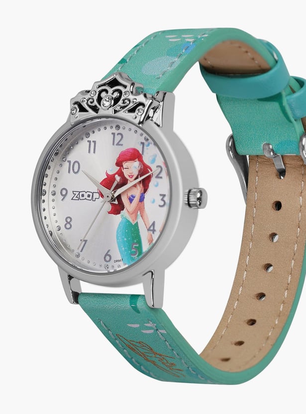 ZOOP Little Mermaid Leather Strap Analog Watch - 26050SL01