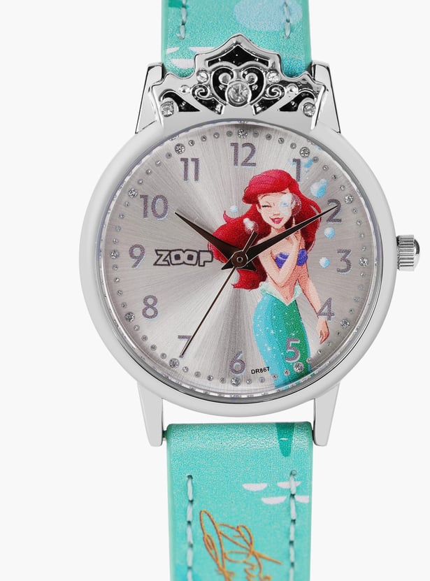 ZOOP Little Mermaid Leather Strap Analog Watch - 26050SL01