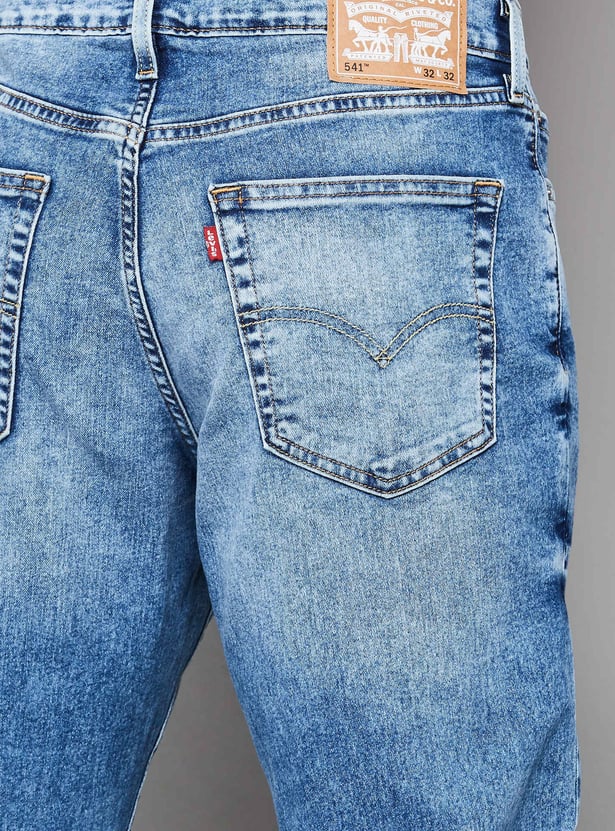 LEVI'S 541 Washed Tapered Fit Jeans